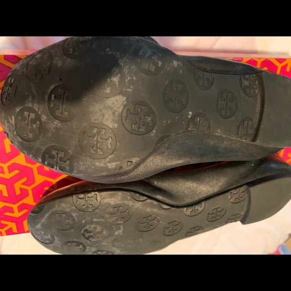 Tory Burch Black Reva Flats- 6.5- READ FIRST - Picture 2 of 2